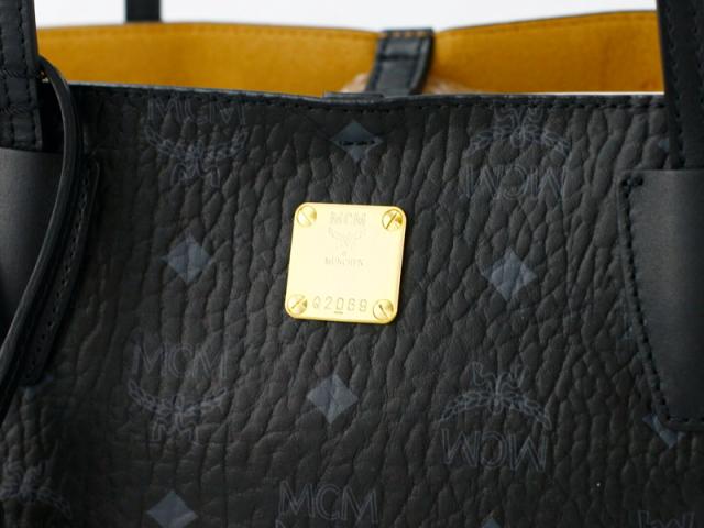 エムシーエム【MCM コピー】バッグ トートバッグMWP4AVI24 BK001 SHOPPER PROJECT トートバッグ ポーチ付 ブラック レザー ユニセックス