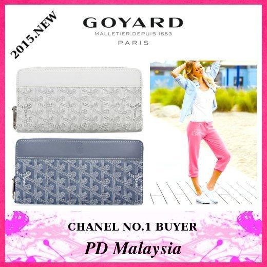 【2015年NEW】★GOYARDゴヤール スーパーコピー カーフ×ジップ長財布×２カラー★最新作★