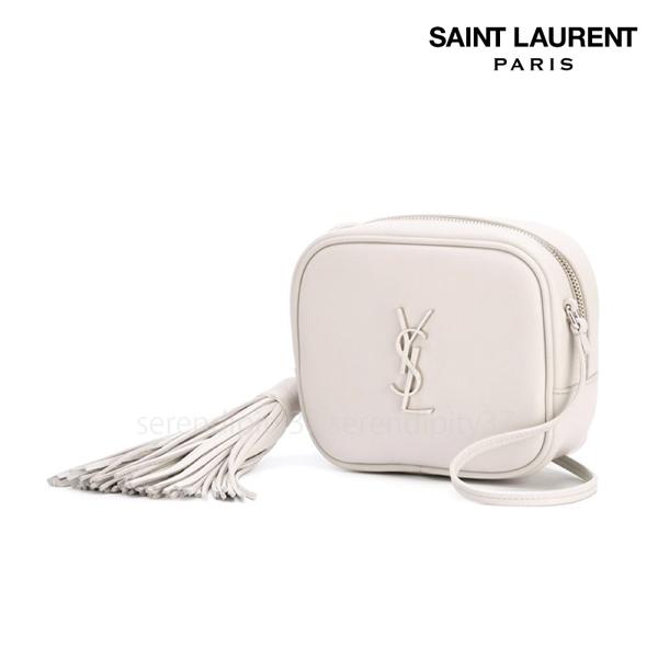 ★Saint Laurent サンローランスーパーコピー モノグラム タッセル付 カメラバッグ/LG 7050206