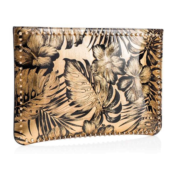 【日本未入荷】ルブタン Loubiposh Clutch ハイビスカススタッズ 3175140M303