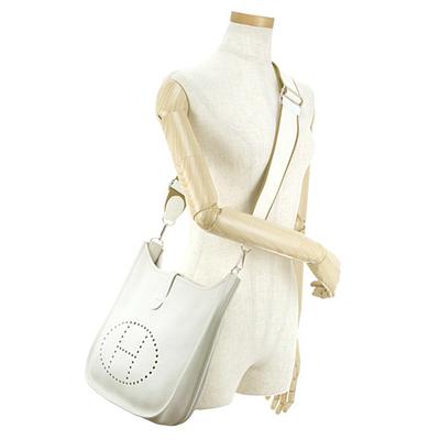 HERMES ショルダーバッグ エヴリン  ブラン アマゾン 063089CK