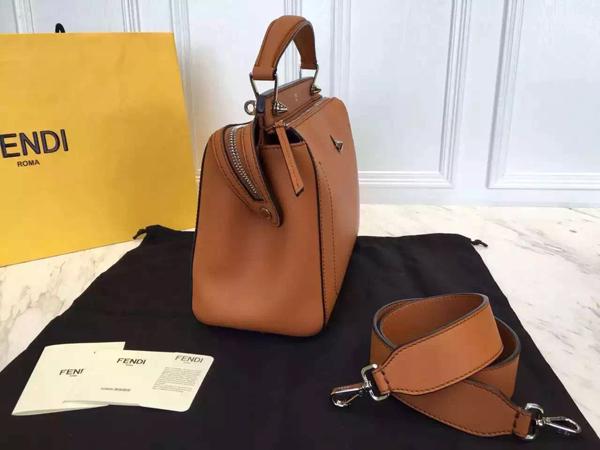 2016新作 フェンディ コピー Fendi☆DOTCOM ハンドバッグ☆ブラウン 6050703