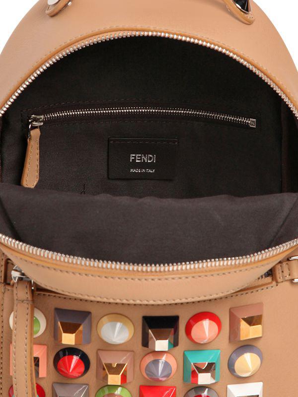 2017春夏新作 FENDI フェンディスーパーコピー◆素敵 ミニ スタッズ レザー バックパック 7060822
