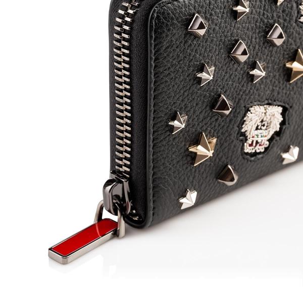 [Christian Louboutin スーパーコピー]ラウンドジップ エンブレム Black 関送込 7101046