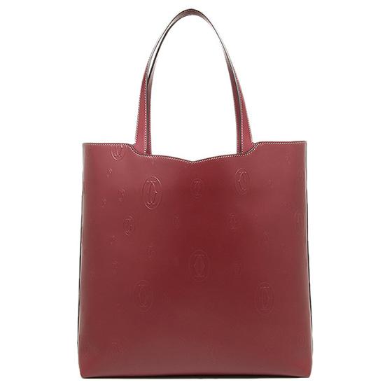 カルティエ バッグ CARTIER L1001932 ハッピーバースデー トートバッグ レッド