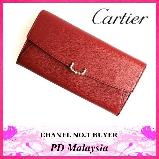 ★CARTIER/カルティエ スーパーコピー★フラップ財布×レッドスピネル★新作★7082306