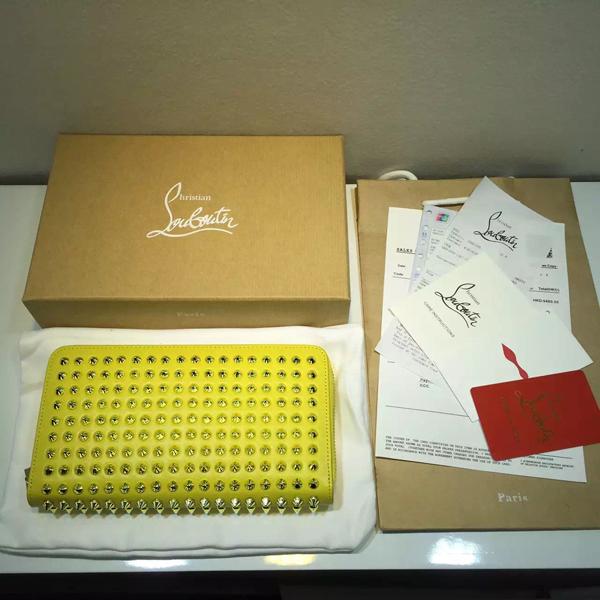 SS16新作セール★ルブタン 財布 コピー 　Panettone Spike Stud 長財布 3135058