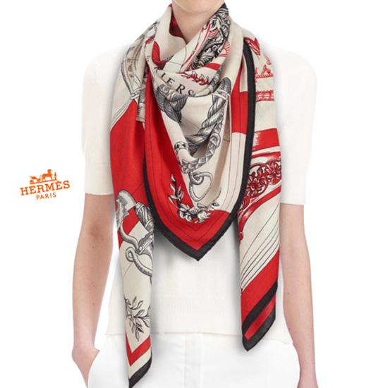 HERMESエルメススーパーコピー 国内完売色 Cavalleria d'Etriers カシミアシルク140 7063013