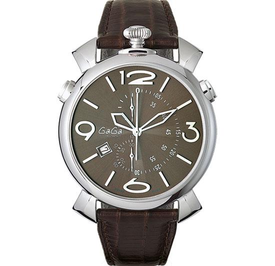 ガガミラノ スーパーコピーGaGa MILANO 時計 シンクロノ46MM ステンレス 時計 5097.03BW