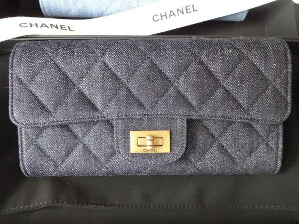 CHANEL★雑誌掲載★2016年新作★デニム素材のフラップウォレット A80829