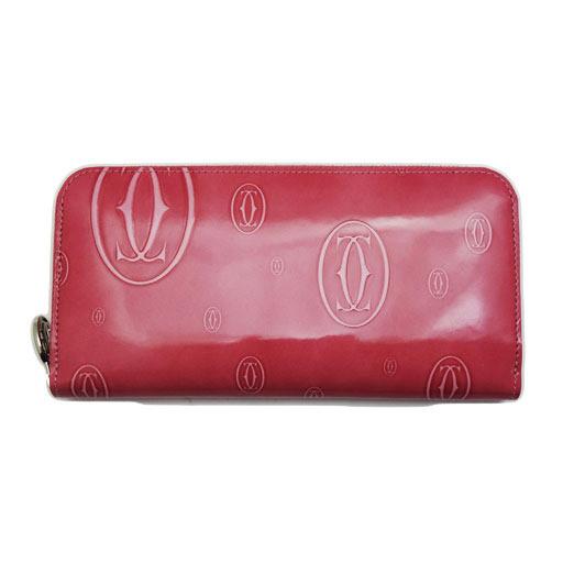 CARTIER/ カルティエ財布スーパーコピー ラウンドファスナー長財布 ピンク L3001255