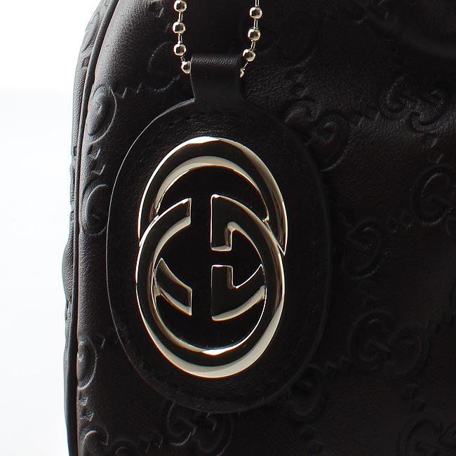 グッチ スーパーコピー バッグ GUCCI 211944 AA61G 2019シマレザー SUKEY スーキー ショルダーバッグ チョコレート