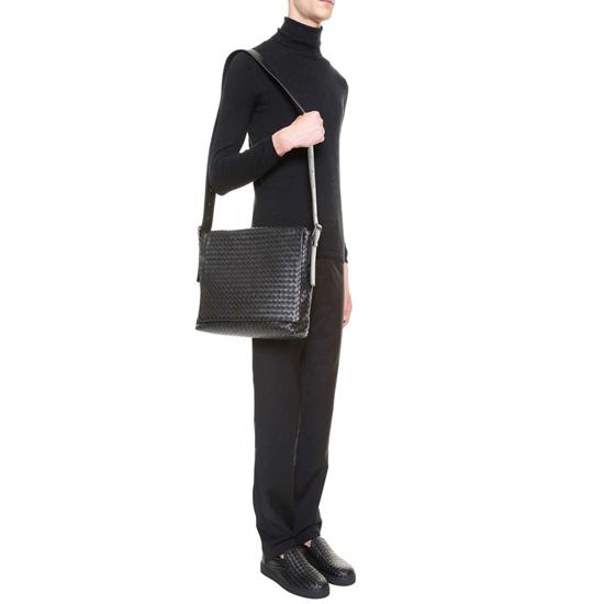 関税込☆BRAIDED LEATHER MESSANGER BAG☆BOTTEGA VENETA スーパーコピー 161314VQ1311000 