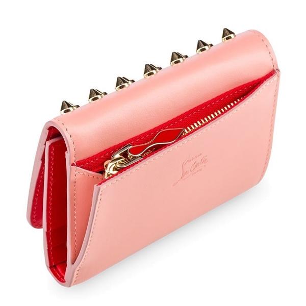 新作限定ピンク クリスチャンルブタン コピー Christian Louboutin★マカロン 折りたたみ財布 7042607
