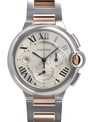 カルティエ バロンブルー クロノ ４４ｍｍ W6920075