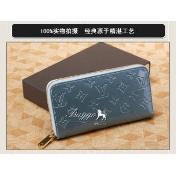 ルイヴィトン モノグラム・ヴェルニ ジッピー･ウォレット ジーヴル] M91565