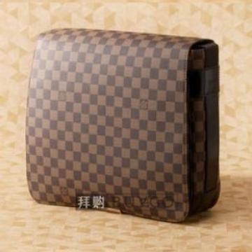 ルイヴィトン ダミエ バスティーユ ショルダーバッグ N45258 斜め掛け