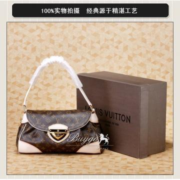 ルイヴィトン モノグラム ビバリー MM カーキ M40121