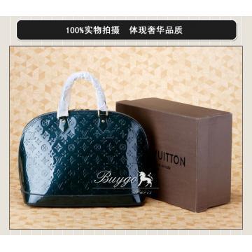 ルイヴィトン モノグラム・ヴェルニ アルマ MM ブルーニュイ M93682