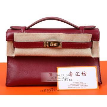 エルメスポシェットケリールビーヴォー・タデラクトシルバー金具
