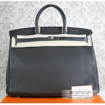 エルメス バーキン40 グラファイト ヴォーエプソン シルバー金具 he419
