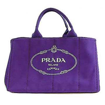 日本プラダ スーパーコピーPrada カナパ ロゴプリント キャンバス トートバッグ 紫色 ヴィオラ VIOLA BN1872