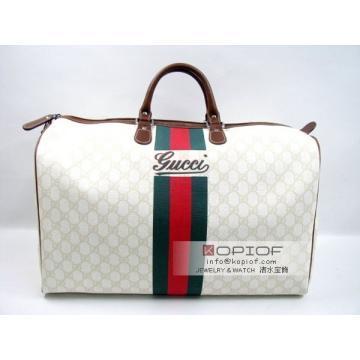 日本グッチ スーパーコピー GUCCI ボストンバッグ ベージュ×グリーン×レッド×ブラウン×GG柄 189688 FJI3R 8432