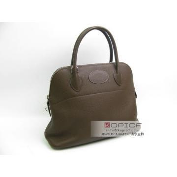 エルメス ボリード31トリヨンクレマンス-カフェ（金具：シルバー） her223