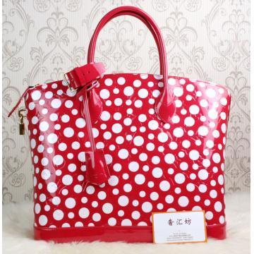 日本ルイヴィトン スーパーコピー vuitton バッグ ヤヨイクサマ ロックイットMM M91423 ドットインフィニティ ルージュ