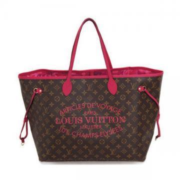 ルイヴィトン モノグラム 2013春夏 イカット・フラワー LV バッグ トートバッグ ネヴァーフルGM ローズアンディアン M40876