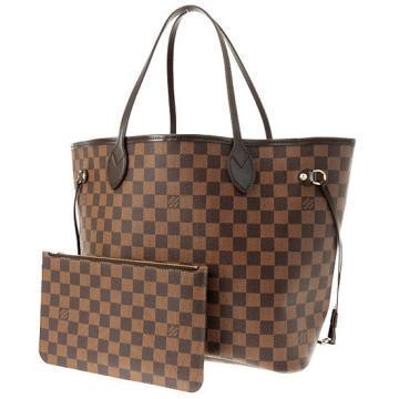 日本ルイヴィトン スーパーコピー vuitton ネヴァーフルMM トートバッグ ポーチ付き ダミエ N41358