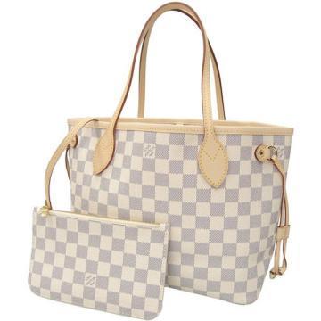 日本ルイヴィトン スーパーコピー vuitton トートバッグ ダミエアズール ネヴァーフルPM ポーチ付き N41362