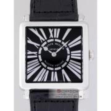 フランクミュラー マスタースクエア レリーフ 6002MQ R AC RELIEF AC(SS) ブラック皮 ブラック