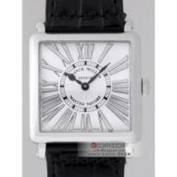 フランクミュラー マスタースクエア レリーフ 6002MQ R AC RELIEF AC(SS) ブラック皮 シルバー