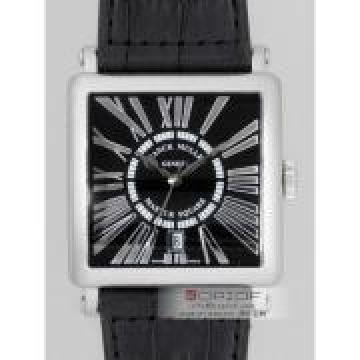 フランクミュラー マスタースクエア　レリーフ 6000HSC DT R RELIEF AC(SS)　ブラック皮 ブラック