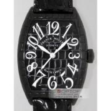 日本フランクミュラー コピーfranckmuller トノーカーベックス ブラック クロコ 8880SC BLK CRO SSPVD加工 黒クロコ皮 ブラック