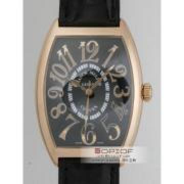 フランクミュラー トノーカーベックス レリーフ 6850SC RELIEF 4N(PG) ブラック皮 ブラック