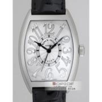 フランクミュラー トノーカーベックス レリーフ 8880SC RELIEF AC(SS) ブラック皮 シルバー
