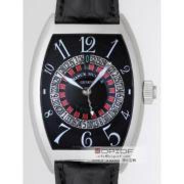 日本フランクミュラー コピーfranckmuller ヴェガス 9880VEGAS AC AC ブラック皮 ブラック