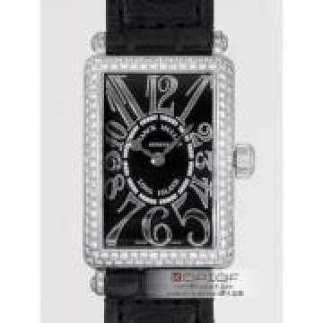 フランクミュラー ロングアイランド　レリーフ 902QD RELIEF AC(SS) ブラック皮　ケースダイヤ ブラック