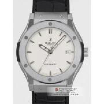日本ウブロ スーパーコピーhublot クラシック・フュージョン チタニウム オパーリン 511.NX.2610.LR グミアリゲーターラバー シルバー
