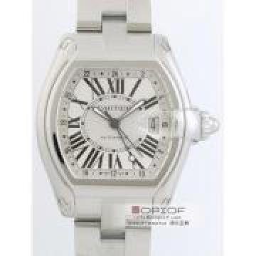 カルティエ ロードスター W62032X6 ＸＬ GMT シルバー