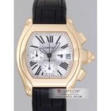 日本カルティエ スーパーコピーcartier ロードスター W62021Y3 クロノグラフ YG シルバー
