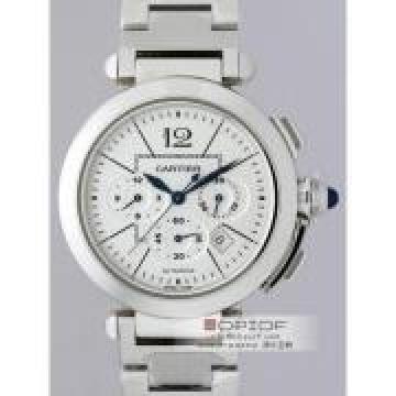 カルティエ パシャ 42mm クロノグラフ W31085M7 ＳＳ ブレス ホワイト