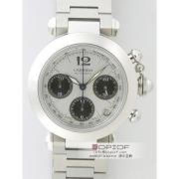 日本カルティエ スーパーコピーcartier パシャＣ W31048M7 クロノグラフ シルバー／黒目