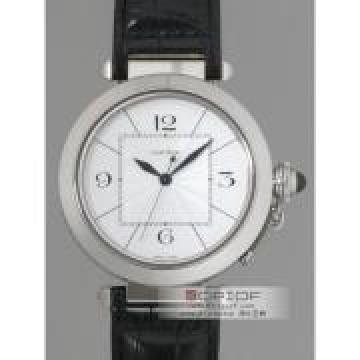 カルティエ パシャ42mm W3018751 クロノ WG/ブラック皮 シルバー