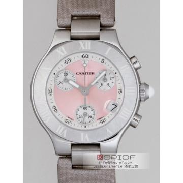 カルティエ ヴァンティアン W1020012 クロノスカフ SM ピンク