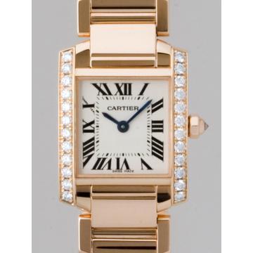 日本カルティエ スーパーコピーcartier タンクフランセーズ zWE10456H PG SM ケースダイヤ ホワイト