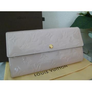 日本ルイヴィトン スーパーコピーlouisvuitton ヴェルニ長財布サラローズアンジェリークピンク♪Ｍ90081