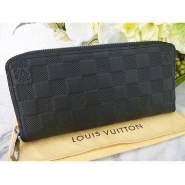 ルイヴィトン スーパーコピーlouisvuittonダミエアンフィニジッピー長財布黒N63548